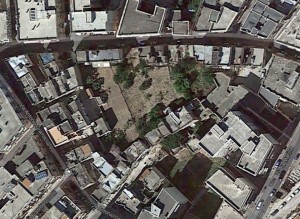 Figura 1. Il borgo alle spalle delle pescare, delimitato da via La Marina, via A. Gramsci e via F. Veneziani